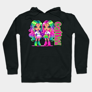 Gemini Szn Dollz Zodiac Birthday Baddie Anime Y2K Hoodie